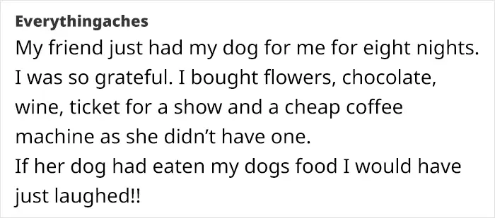 Woman Saves Friend Hundreds Of Dollars In Dog Sitting, Gets Handed A Bill In Return