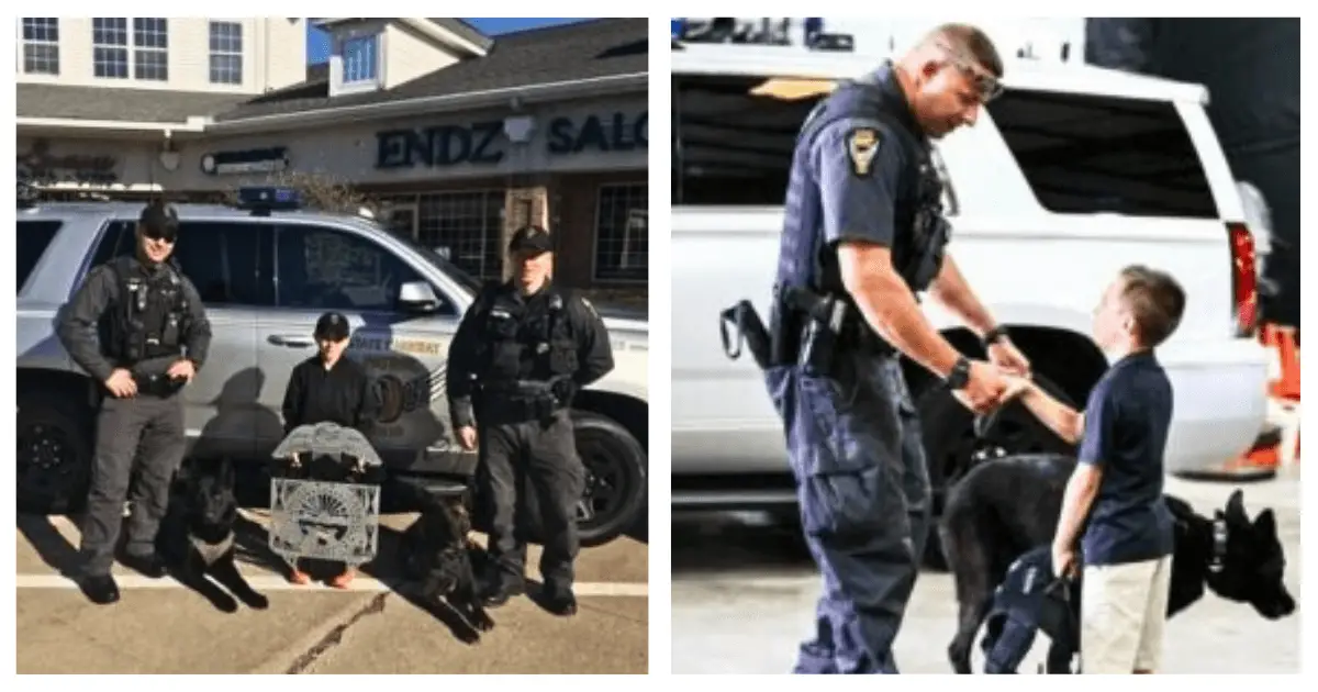 9-Year-Old Raises Nearly $80,000 to Buy Bulletproof Vests for Police Dogs