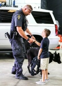 9-Year-Old Raises Nearly $80,000 to Buy Bulletproof Vests for Police Dogs 2 Brady