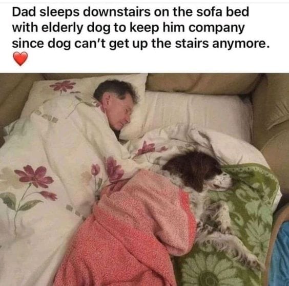 Dads returning the love ❤️🖤❤️
